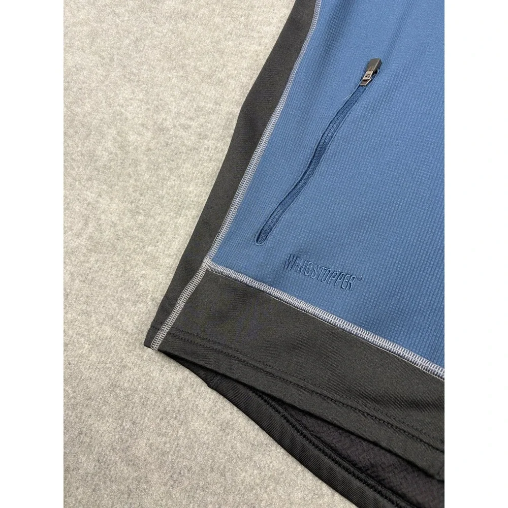 The North Face Flight Series Windstopper Vest Mens M Blue Black Full Zip